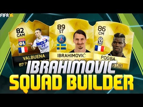THE BEST IBRAHIMOVIC SQUAD BUILDER 400K LIGUE 1 / FRANCE HYBRID - FIFA 16 Ultimate Team