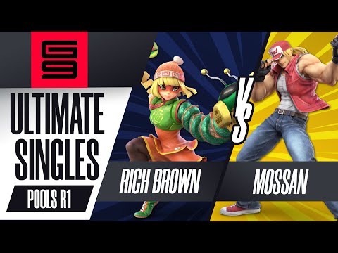 Rich Brown (Min Min) vs Mossan (Terry, Kazuya) - Ultimate Singles Pools Winners Round 2  - Genesis 9