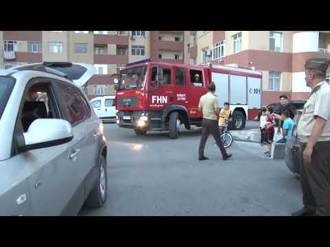 Yaşayış sektorunda şərti yanğın təlimləri davam etdirilir