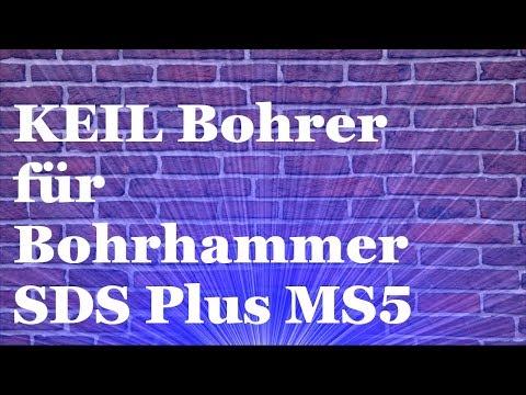 KEIL Bohrer für Bohrhammer SDS Plus MS5 - Bohrer für Bohrhammer