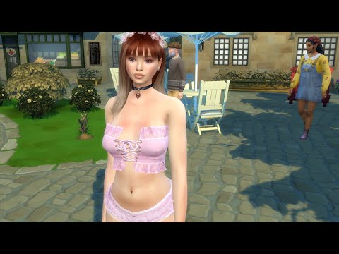 sims game alpha cc download dyed-hair female Zunilda Fuentes by Bonita100 Game Video Preview