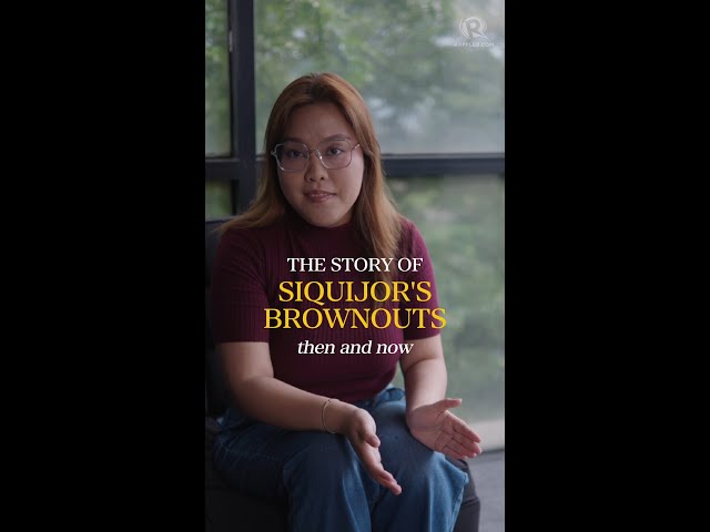 Siquijor’s brownouts, then and now