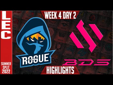 BDS vs RGE Highlights | LEC Summer 2022 W4D2 | Team BDS vs Rogue