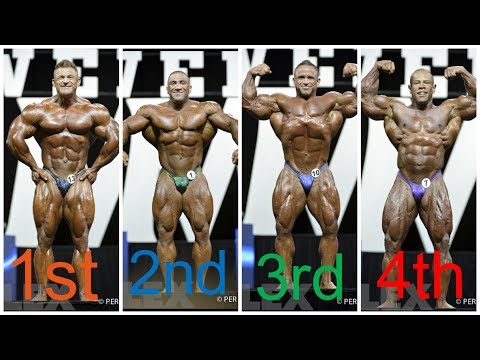 212 Mr Olympia 2017 - Finals Results  (Best 5) | HD