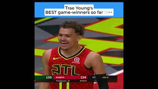 Trae Young's BEST game-winners so far ❄️👀