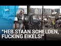 Jongens vernielen invalidekarretje van Bert
