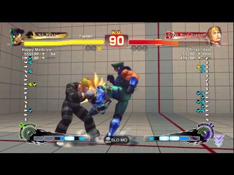 Happy Medicine (M.Bison) SSF4:AE 2012 XBL Match vs. BrokenHate (Cody) SSF4:AE 2012 XBL match