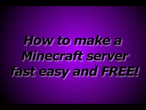 how to make a Minecraft bukkit server for 1.8 fast easy and FREE!