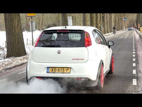 300+HP Abarth Punto Evo Esseesse SuperSport - Anti Lag, Accelerations, Pops and Bangs Etc!