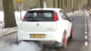 300+HP Abarth Punto Evo Esseesse SuperSport - Anti Lag, Accelerations, Pops and Bangs Etc!