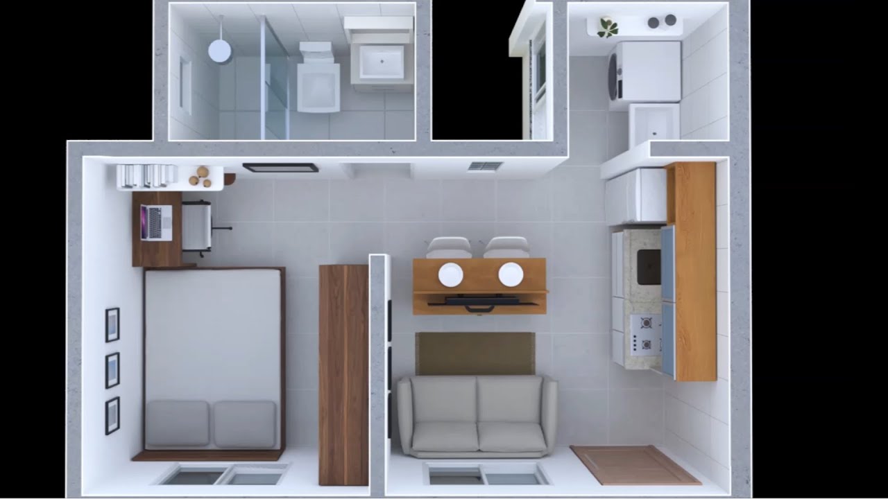 KITNET INVERTIDA ( MAIS PRIVACIDADE ) Com Garagem