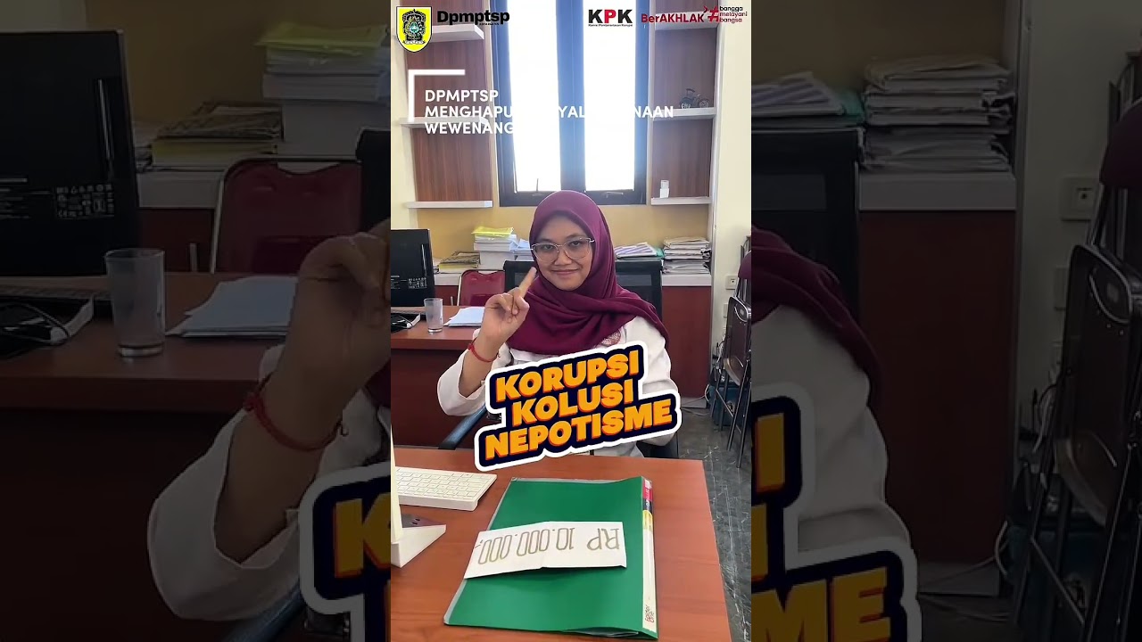 Kami DPMPTSP Kab.Klaten siap jadi bagian dari perubahan! Melalui video kampanye antikorupsi, kami suarakan komitmen: Pelayanan tanpa pungli, bersih melayani negeri!