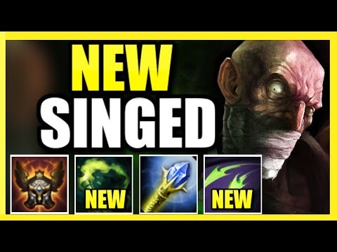 (MOST TOXIC SUPPORT) *THIS* IS HOW YOU PLAY SINGED SUPP IN SEASON 10!  YOU WON'T BELIEVE THE COMBOS!