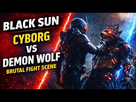 Black Sun | Cyborg vs Demon Wolf – Brutal Fight Scene