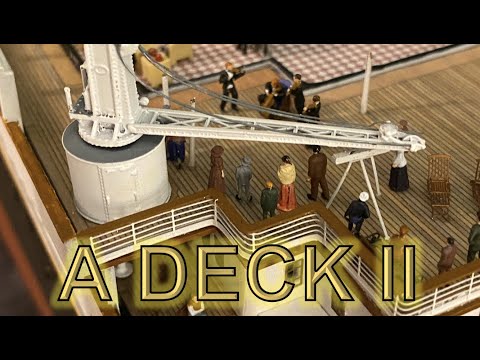 Radio Control Trumpeter 1:200 Titanic Build Part 67 - Completing A Deck Part 2