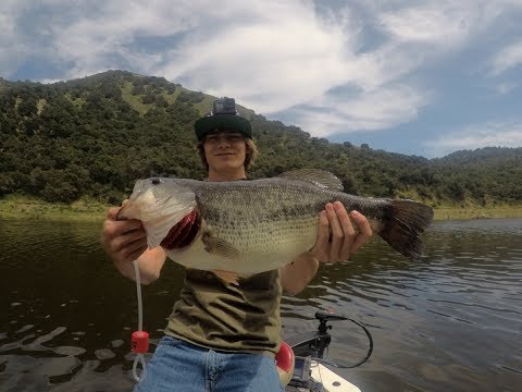 HUGE BASS Lopez Lake Fishing 4.25.17