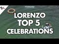 Jorge Lorenzo's top 5 celebrations! #ThankYouJorge