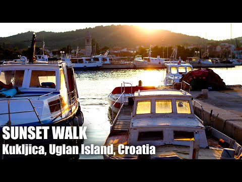Kukljica, Ugljan Island, Croatia : Sunset Walk