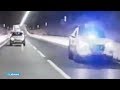 Betrapt! Auto met zwaailichten scheurt langs politie in Coentunnel