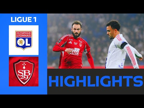 Lyon - Stade Brestois | 2-1 | Highlights | Ligue 1 2025-26 | OL brest