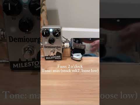 Milestone Effects Demiourgos Fuzz MK2 Bender Style Germanium Philips OC71 2N280 71 280 R.01 Tone MkII Tonebender image 10