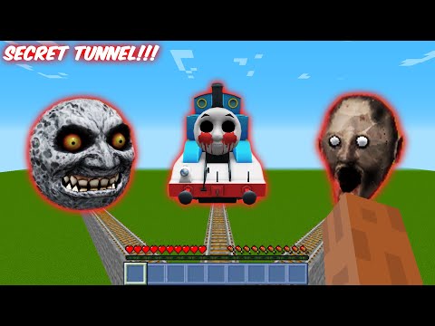 Secret tunnel in THOMAS.exe and MOON.EXE and GRANNY in MINECRAFT animations
