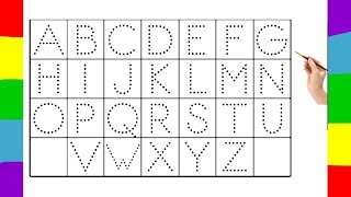 Abc, abcd, tracing, Alphabet| Alphabet tracing and colouring