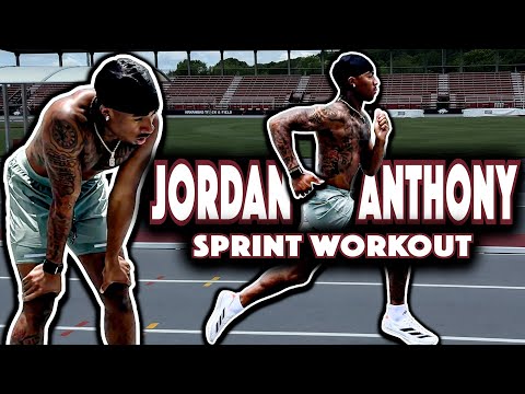 Jordan Anthony Sprint Workout | Future U.S. Champ!?