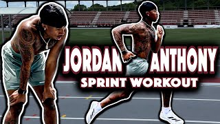 Jordan Anthony Sprint Workout | Future U.S. Champ!?