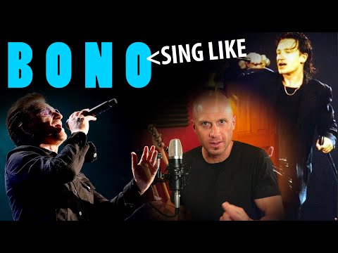How to Sing Like Bono. U2 (Unique Tone, Phrasing & Charisma. Subtle Mix, Feathering) Not a Reaction