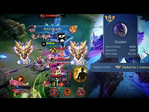 Is Gusion not bad even in high tier? hard match