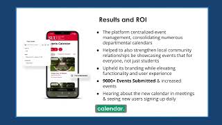 SUU - Building Community With A Calendar - 9,000 Events in 8 Months