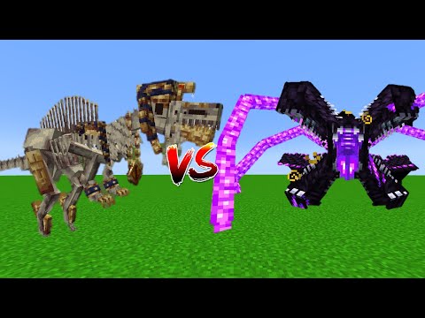 Ancient Remnant(L_Ender's Cataclysm) VS Leviathan(L Ender's Cataclysm) - Minecraft Mob Fight