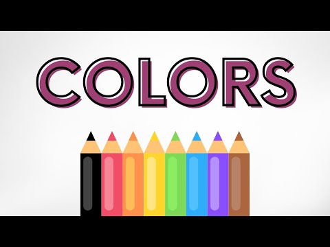 Learn colors in French (English to French)