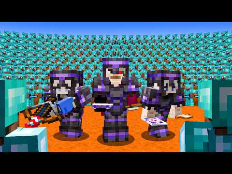 Czy 8 MISTRZÓW PVP zabije 100 GRACZY w MINECRAFT?