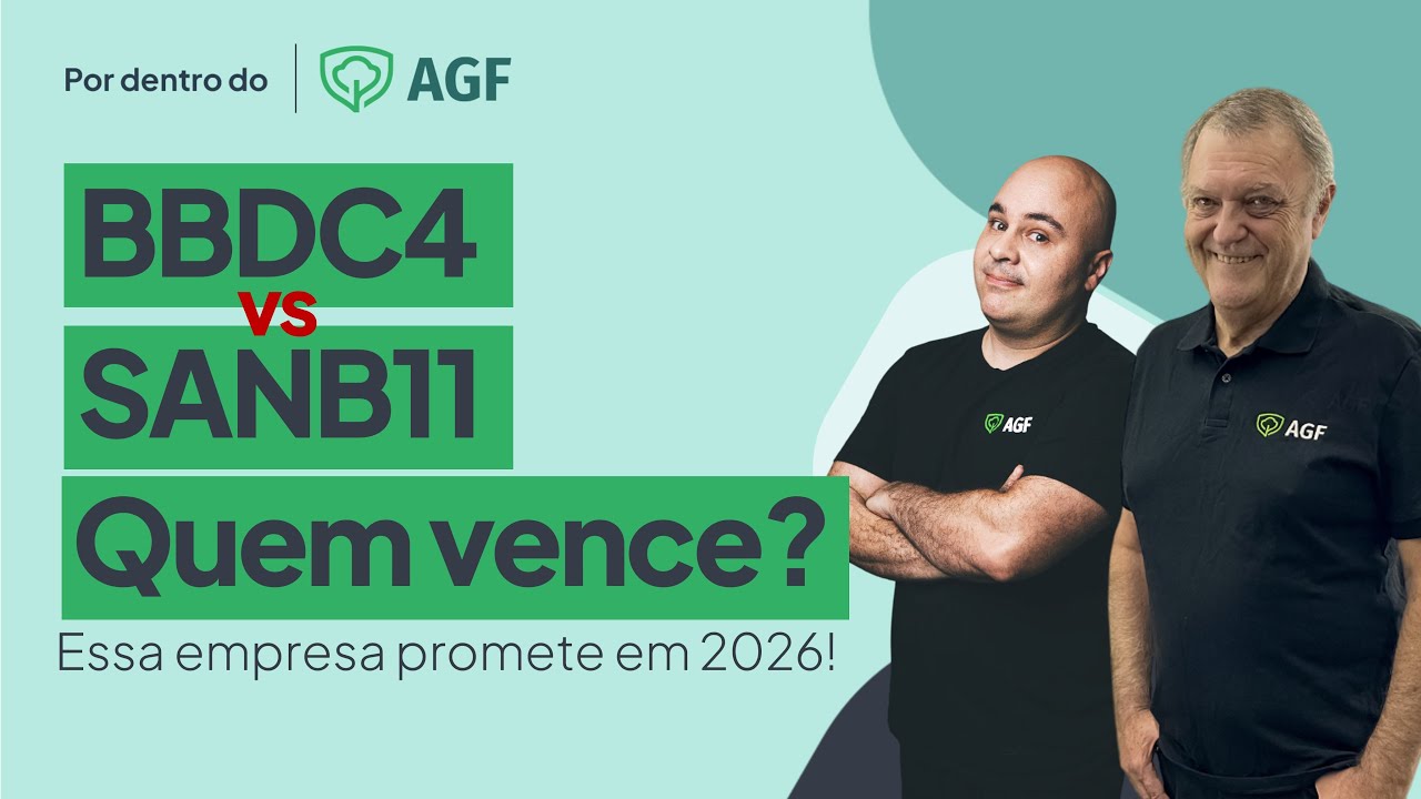 🔥 Bradesco ou Santander um deles pode surpreender MUITO em 2026! bbdc4 ⚔️ sanb11