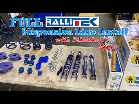 Full RalliTek Suspension Line Install with Bilstein B6 Struts on a ‘21 Crosstrek Sport