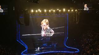 Sir Elton John speaking at his Farewell Yellow Brick Road concert