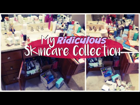 MY RIDICULOUSLY MASSIVE SKINCARE COLLECTION | The Beauty Breakdown Video