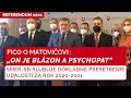 Robert Fico Nešetril Igora Matoviča Na Tlačovej Besede SMER SD O Referende 2021 Politika Dnes