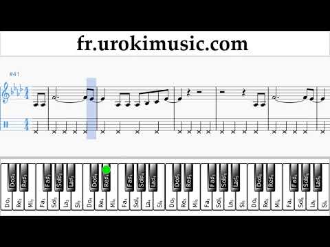 Comment Jouer du Piano (main droite) P!nk - What About Us Tab Tablature Partie#2 um-i829