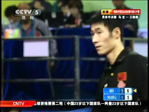 2011 CHINA OPEN (ms-sf) MA Long - WANG Liqin [Full Match 4/4]