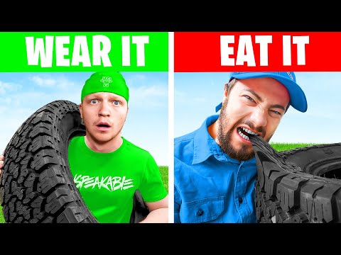 Whatever I Eat, You Wear It Challenge