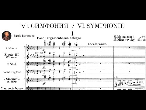 Nikolai Myaskovsky - Symphony No. 6, Op. 23 (1923)