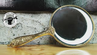 Rusted inside, Hand Mirror Restoration