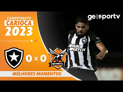 Gols e lances de Botafogo x Nova Iguaçú