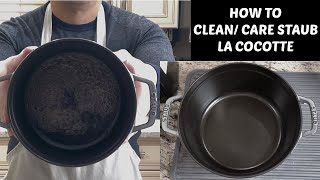 Staub Care | Staub La Cocotte 2.5qt & 4qt | How to Clean used Cocotte? | New & Used Care