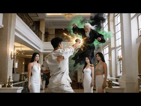 妹妹受辱，窮小子一拳轟飛頂級武者，滅魔宴會連斬四大高手！滿場豪門跪地，恭迎仙王歸位！【ZYDJ】#短劇 #逆襲 #美女 #窮小子