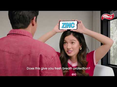 Closeup’s AMAZINC fresh breath protection