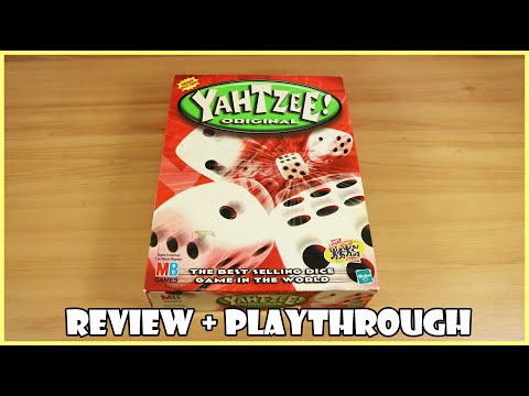 Yahtzee! Original Single Game Playthrough & Review! Dice Game | Board Game Night